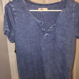 Off brand blue Hollister shirt!